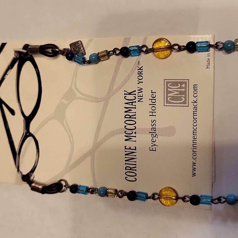 Corinne McCormck, 28", multi color eyeglass holder